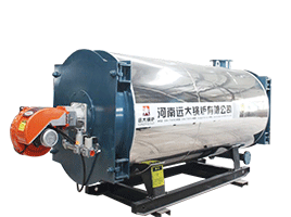 Gas/oil hot water boiler