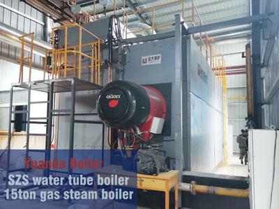 water tube gas steam boiler