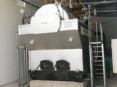 4ton wood boiler in garments factory