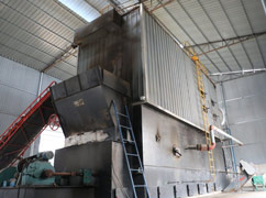 thermal oil boiler in garments factory