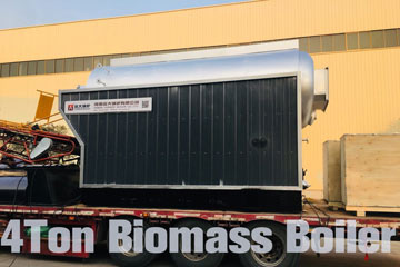 DZH biomass wood fired boiler,steam boiler 4ton