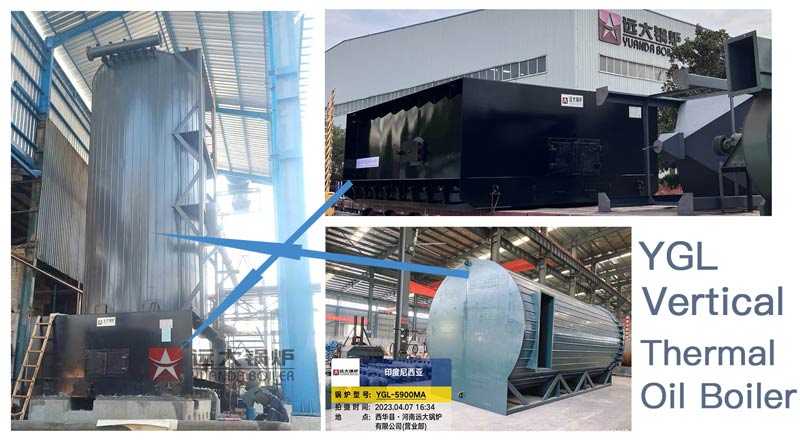 wood biomass thermal oil boiler,vertical thermal oil heater,YGL thermic fluid heater