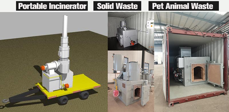 portable waste incinerator,portable pet incinerator,mobile inicnerator
