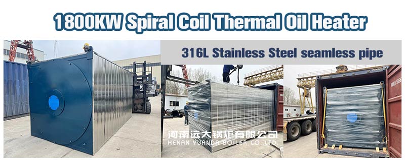 316L stainless steel thermal oil heater,coil thermal oil heater,thermal oil boiler china