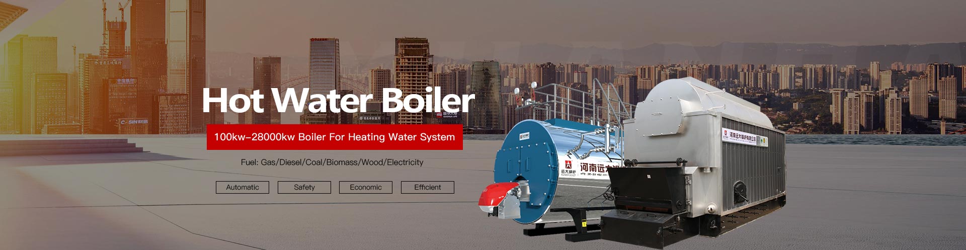 Hot water boiler