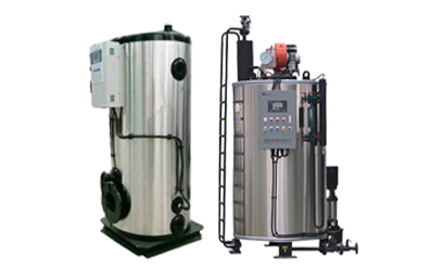 Vertical gas oil boiler