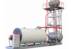 Portable type thermal oil boiler