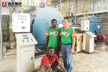2ton diesel boiler in Ghana