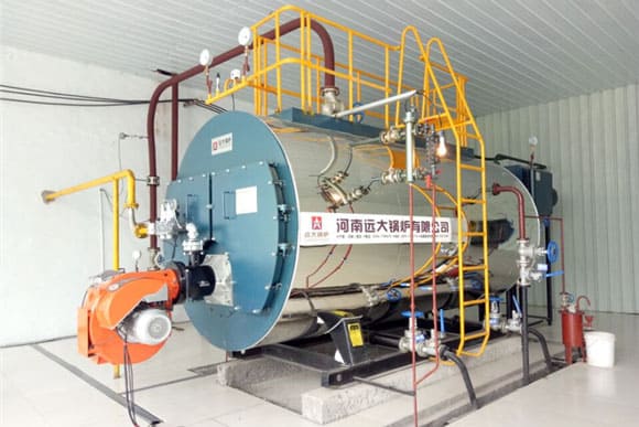 WNS Fire Tube Boiler Oil Gas Boiler Horizontal Three Pass High Efficiency Boiler