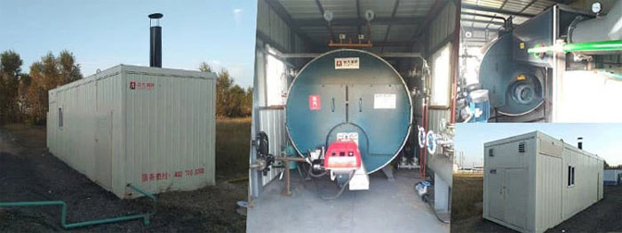 mobile container room boiler