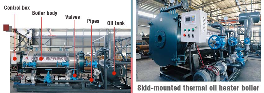 skid mounted thermal oil boiler