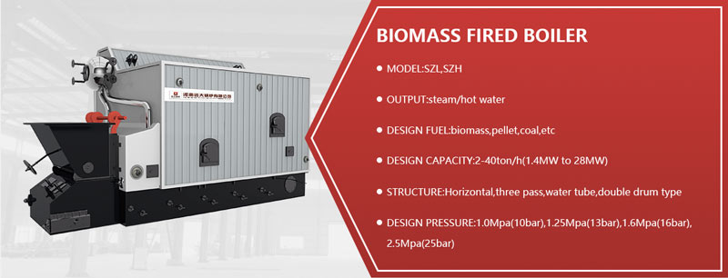 SZL water tube biomass boiler