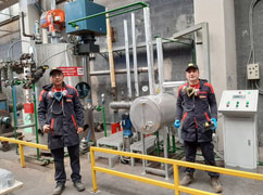 500kg gas boiler for milk factory