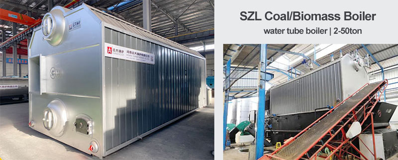 SZL water tube coal boiler