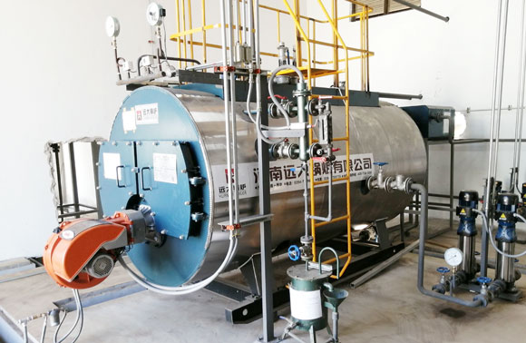 Gas fired hot water boiler, hot water boiler for heating
