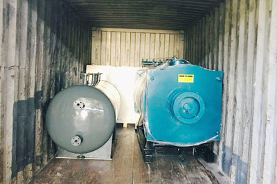 thermal oil boiler delivery