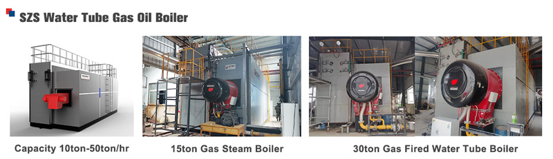 szs steam boiler,szs gas oil fired boiler,water tube gas oil boiler