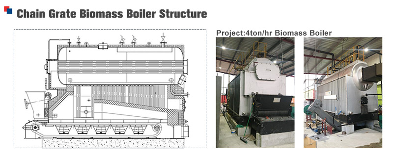 chain grate biomass boiler,automatic biomass steam boiler,automatic biomass fuel fired boiler