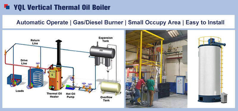 vertical gas thermal oil boiler,yql thermal oil boiler,vertical thermic fluid heater