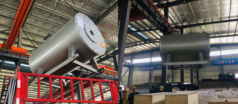 china gas thermal oil boiler,horizontal boiler,gas fired oil heater boiler