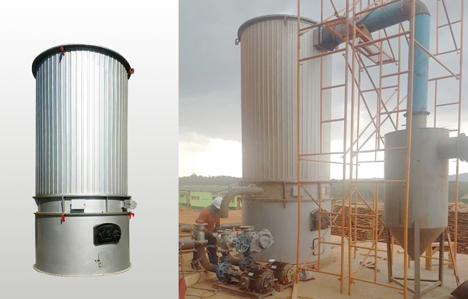 calentador de fluido térmico de china, calentador de fluido térmico de biomasa vertical
