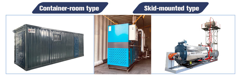 skid mounted boiler, portable boiler, mobile boiler