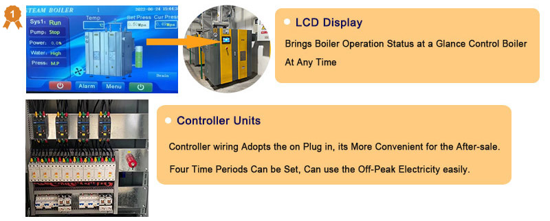 electric steam generator control,LDR electric steam generator,small electric boiler