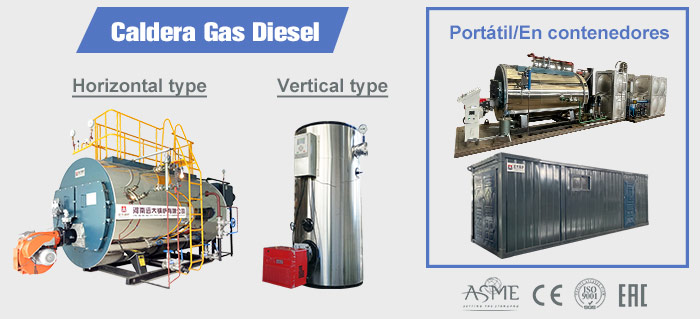 portable steam boiler,containerised caldera vapor,caldera vapor gas diesel