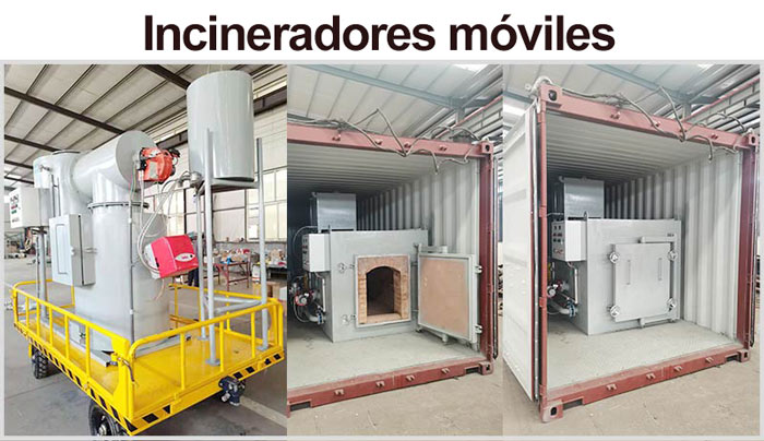 Incineradores móviles