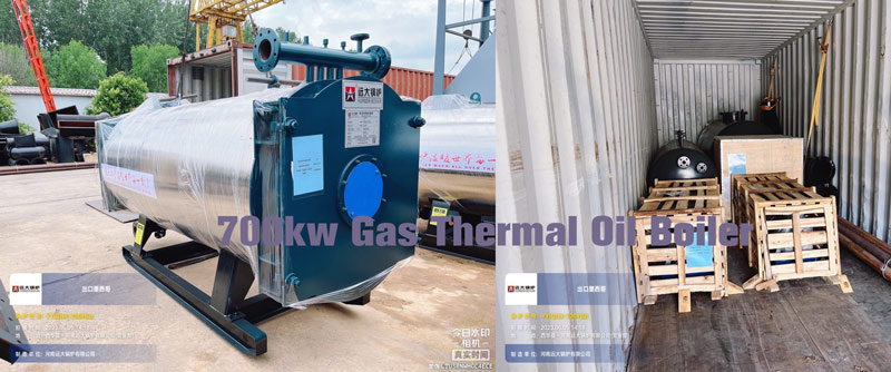 YYQW 700kw gas thermal oil boiler