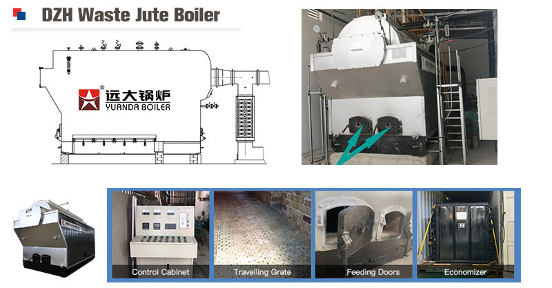 dzh jute boiler,jute steam boiler,waste jute boiler