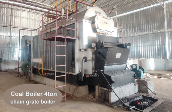 Coal Boiler Solid Fuel Biomass Charcoal Wood Coal Fired Steam Hot Water Boiler