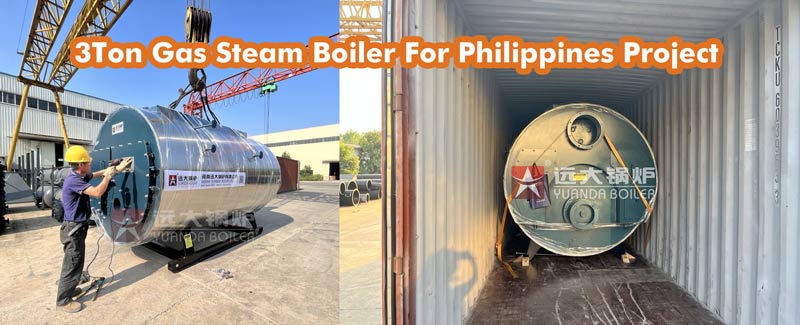 Gas Steam Boiler 3000kg/hour,gas fired boiler,industrial gas boiler