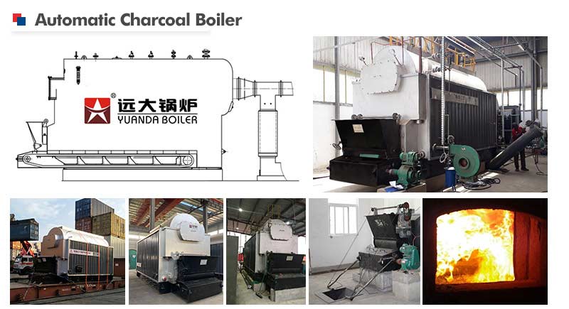 automatic charcoal boiler,charcoal steam boiler,dzl charcoal biomass boiler
