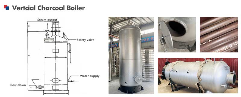 vertical charcoal boiler,charcoal steam boiler,small charcoal boiler