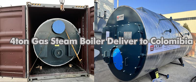 4ton gas steam boiler,wns packaged fire tube boiler,horizontal gas boiler