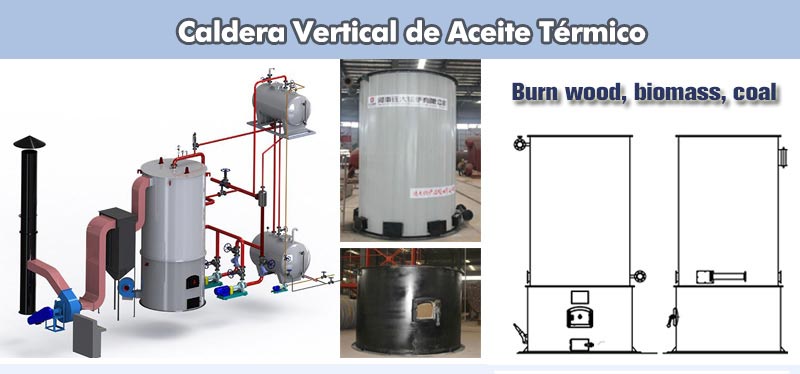 Caldera Vertical de Aceite Termico