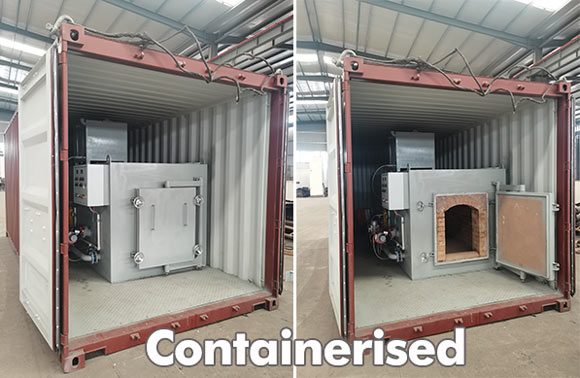 containerised animals incinerator,mobile incinerator,container type incinerator