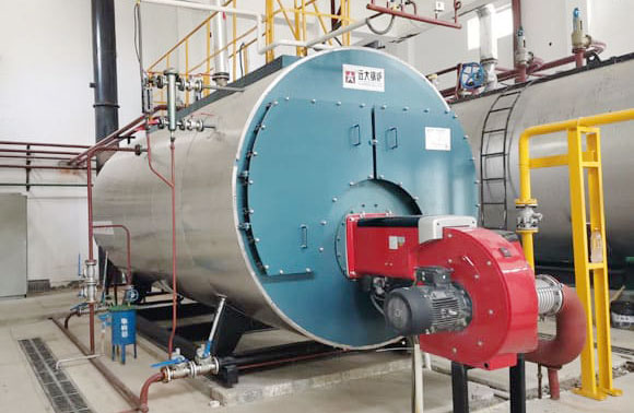 horizontal gas oil fired boiler,packaged fire tube furnace,WNS gas oil boiler