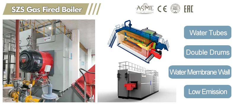 water tube gas oil boiler,industrial water tube boiler,szs water tube boiler