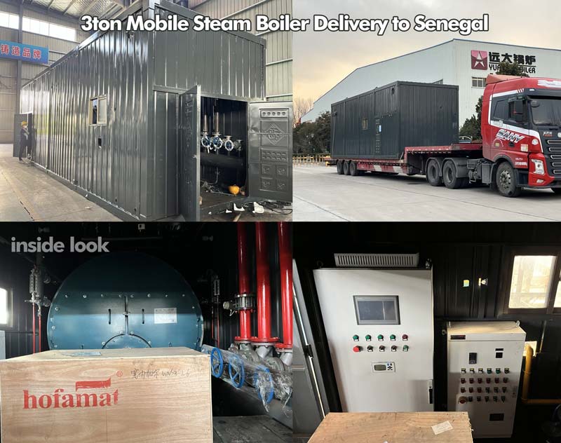 mobile steam generator boiler,containerised steam boiler,mobile gas boiler