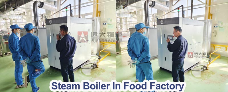 food factory steam boiler,gas steam boiler 500kg,vertical gas boiler 500kg