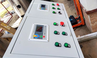 Intelligient control panel of boiler