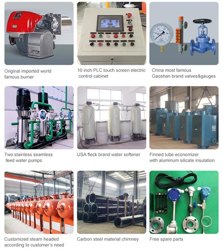 yuanda boiler,yuanda oil gas steam boiler accessories