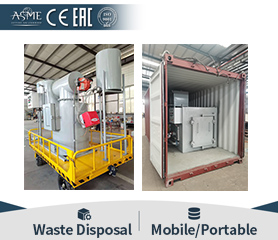 Portable Incinerator & Mobile Waste Incinerator Containerised Incinerator