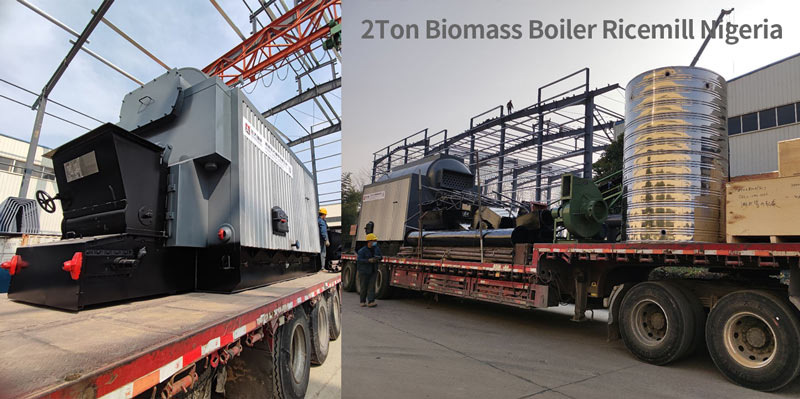 2Ton Biomass ricehusk boiler for nigeria rice mill
