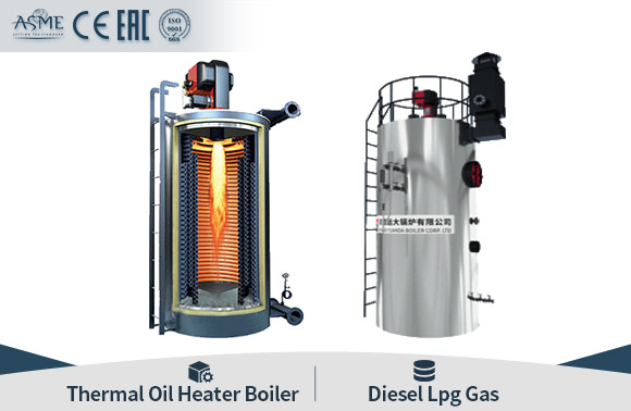 Vertical Gas/Diesel Thermal Oil Heater