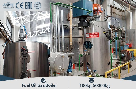 horizontal gas oil fired boiler,packaged fire tube furnace,WNS gas oil boiler
