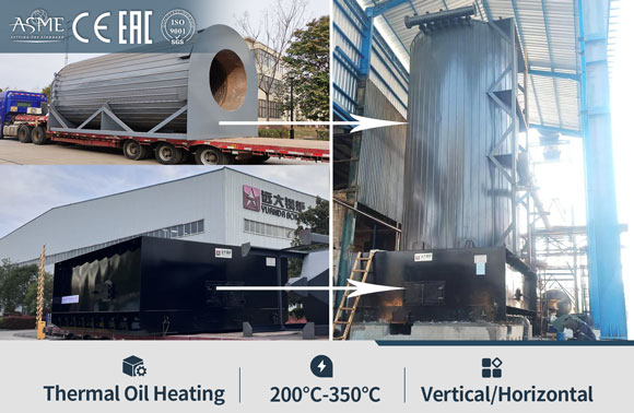 Vertical Coal/Wood Thermal Oil Heater