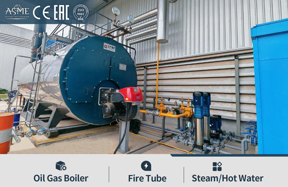 WNS steam boiler, wns fire tube boiler, horizontal fire tube boiler